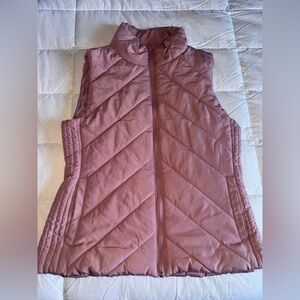 New York & Company Mauve Quilted Vest